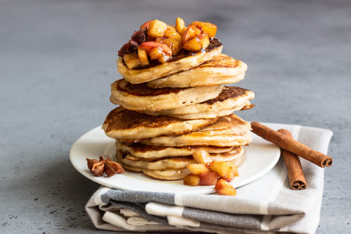 Apple Bacon Pancakes - Field