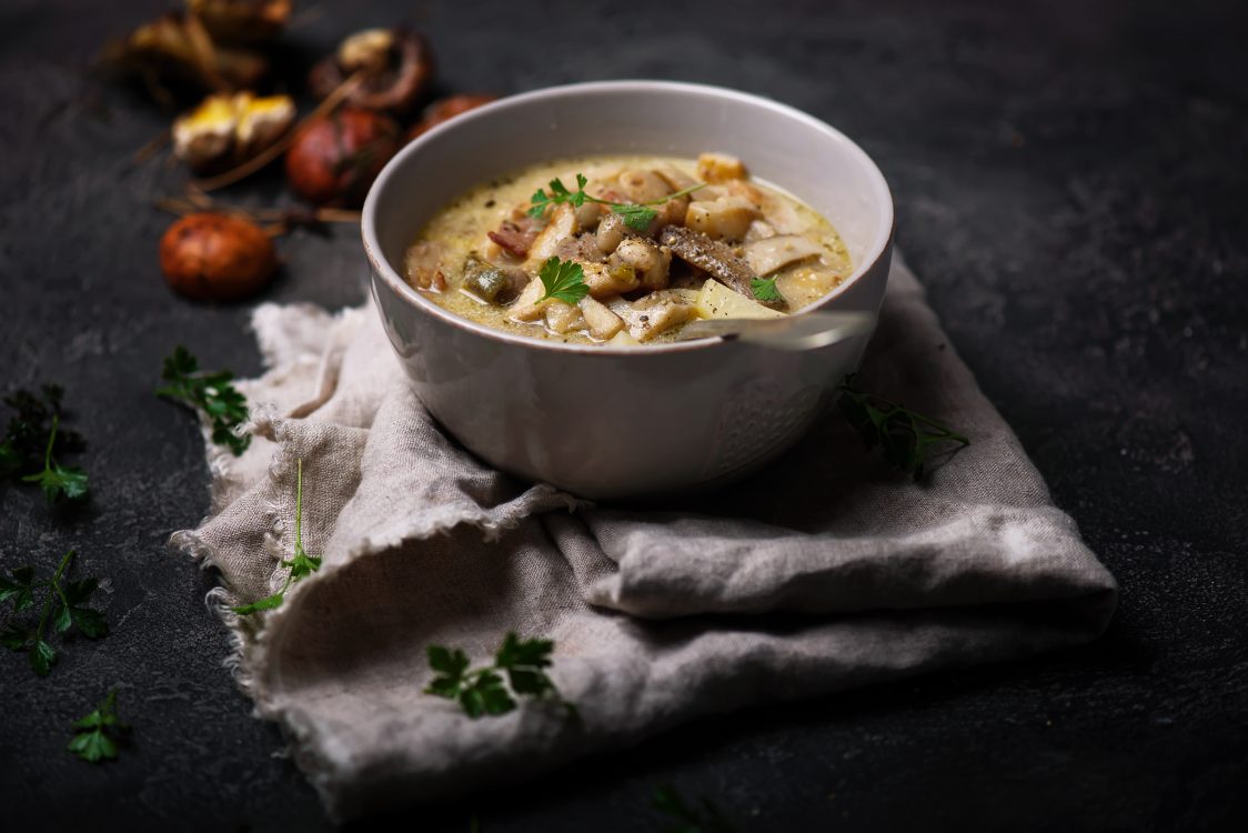 Cream of Mushroom with Bacon - Field